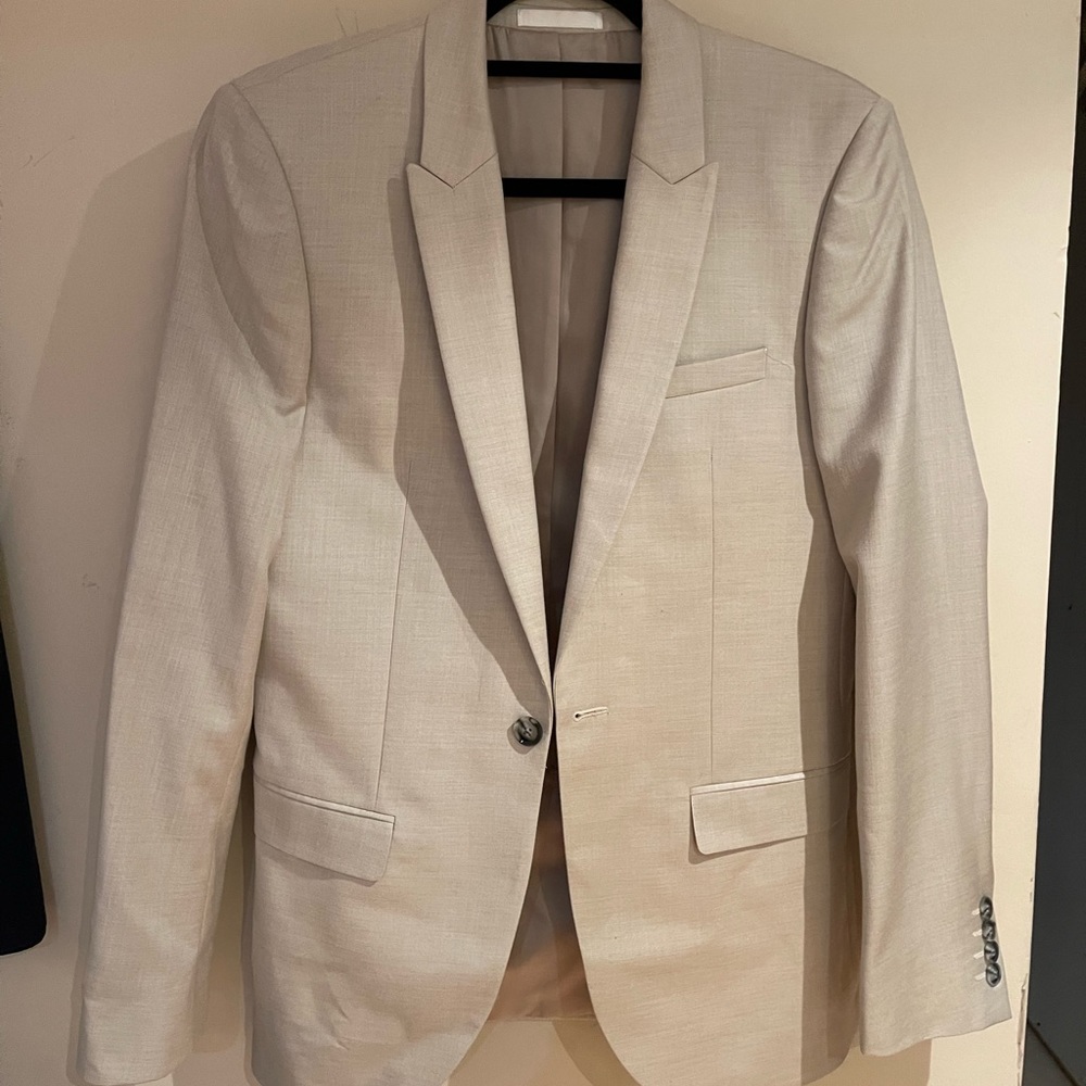 Topman Beige Blazer